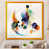 Impression dorée sur toile encadrée