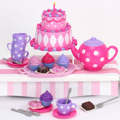 Ensemble d'accessoires de poupée pour gâteau et thé 21 pièces Sophia