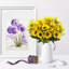 Faux tournesols artificiels, fleurs artificielles en soie 4PCS ...