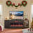 Benigno 70" TV Stand with 36" Electric Fireplace, Modern Led Electric Fireplace TV Stand fits TV up to 75 in.with Storage Cabinet-1575304774