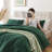 Fluffy Comforter Set 3 Pieces- All Seasons Heavy Faux Fur Comforter With Two Pillowcases-116802358-116802367