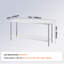 Table de préparation en acier inoxydable