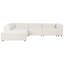 APRICA 3 Seater Boucle Sofa & Chaise-102465533-102476841