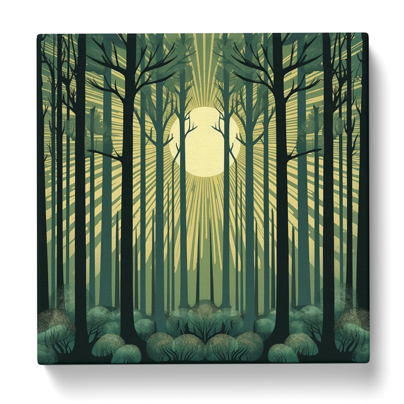 Forest Art Deco - Print
