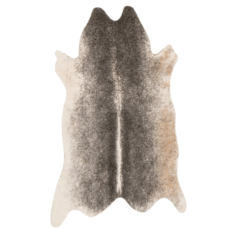 Tapis gris / ivoire Mayberry, Forme rectangulaire : 3 pi 10 po x 5 pi