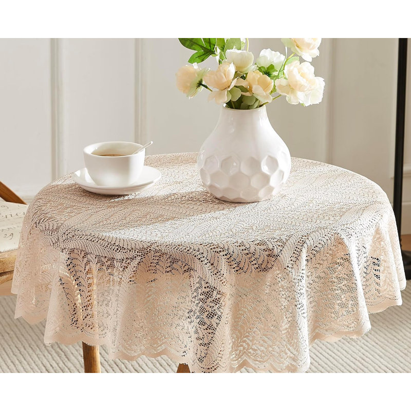 Denese Dining Linens, 36" Round, Linen