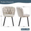  Mathena Soft Frabic Upholstered Dining Chair-730035199