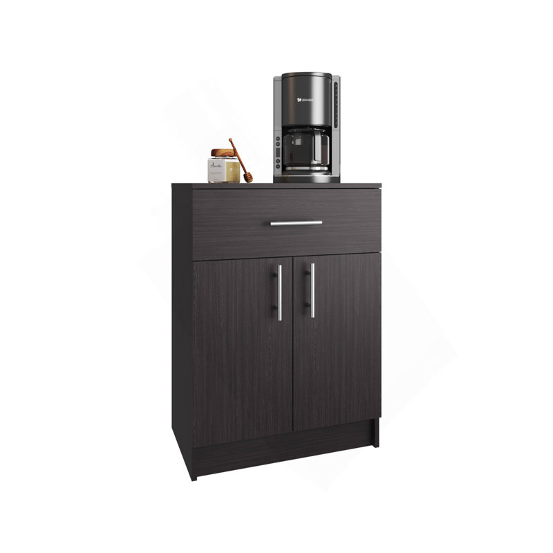 Armoire garde-manger H 33 po, un tiroir, deux tablettes intérieures, deux portes