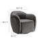 Fauteuil pivotant en velours Compose Performance-105239524