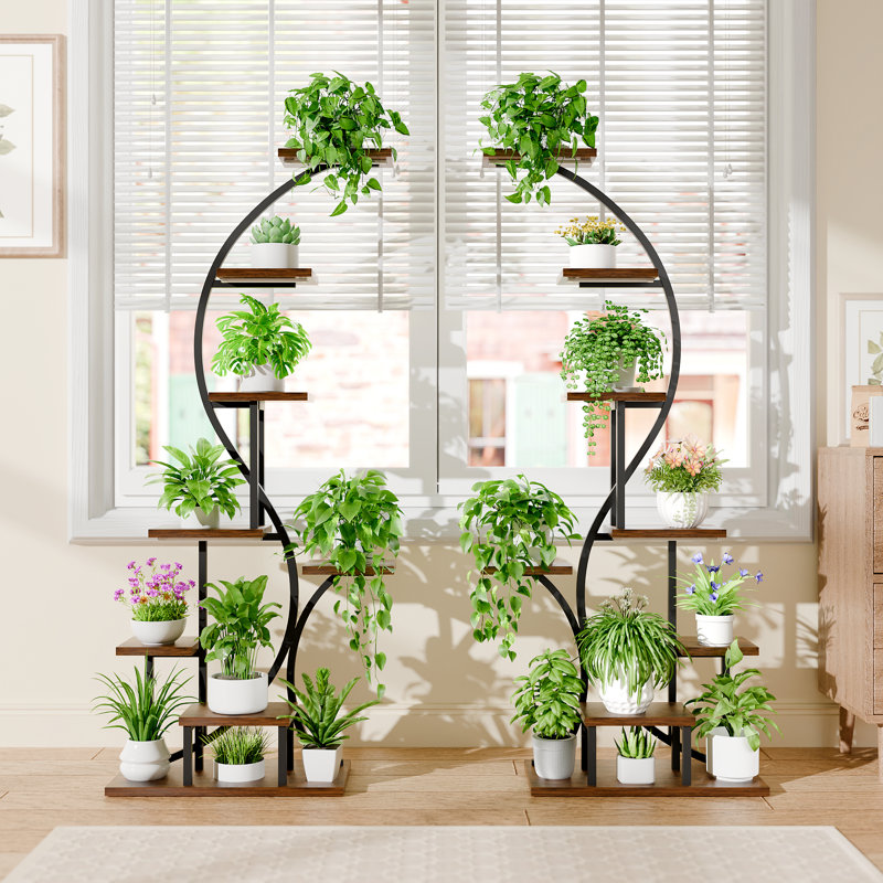 2 supports à plantes en forme d'arbre de 65 po de hauteur