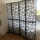 Winston Porter Duponta 70'' W x 70'' H 4 - Panel Folding Room Divider ...