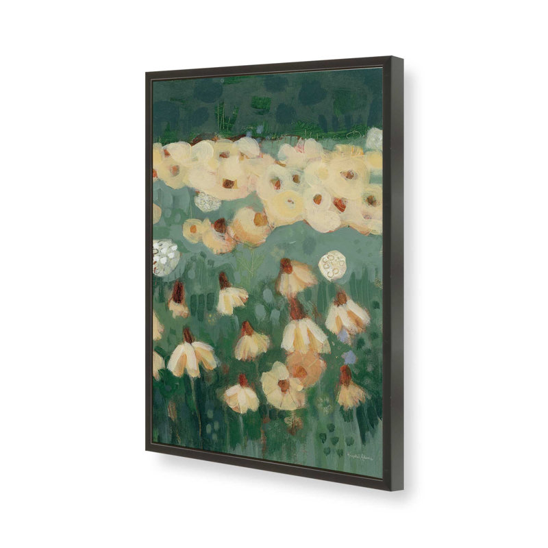 «Wildflowers III» par Krystal Adams, reproduction d'art, L 8 po x H 12 po, Noir, Impression encadrée