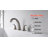 S2169S-CH-XX Sumerain 2 Handle Roman Tub Faucet,3 Hole Tub Faucet-101538767