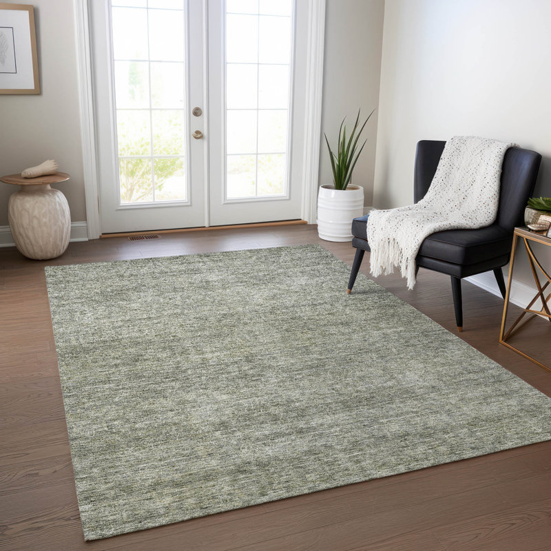 Tapis intérieur / extérieur lavable à la machine Cicel ACN1163, Rectangle 8 pi x 10 pi