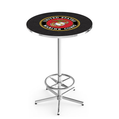 Round Metal Base Dining Table