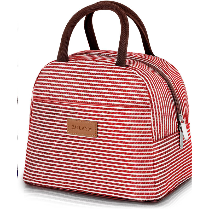 Zulay Kitchen Reusable Insulated Lunch Tote Bag