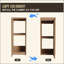 Meuble-lavabo mural 60 po avec lavabo et armoire latérale 60 po-1364819906