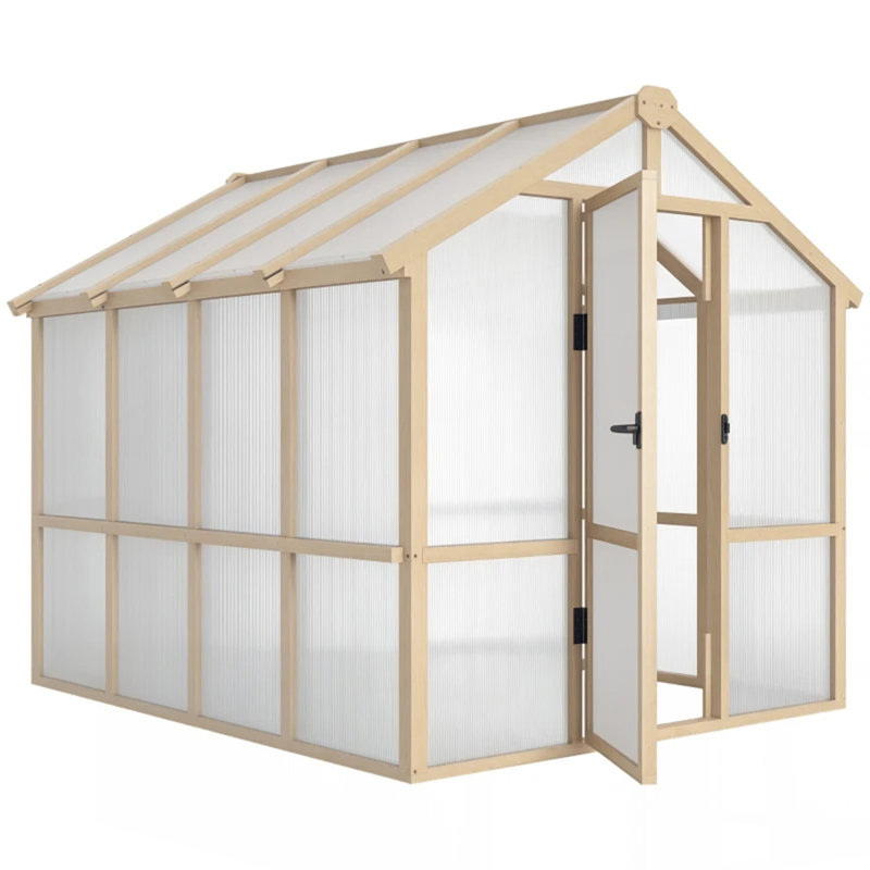 Serre moderne, serre en bois