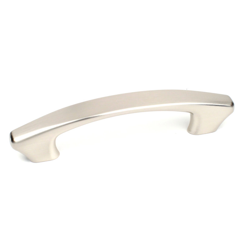 Poignée arche 3 3/4 po Sierra, Nickel satiné