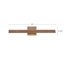 Galleria 15-in Brass dimmable LED Wall Sconce-1002329345-1002329346
