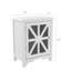 Table de chevet Glema en blanc; Blanc