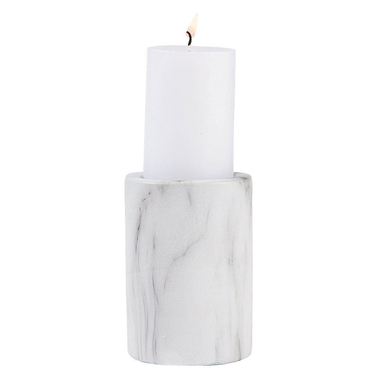 10.6'' H Stone Tabletop Candle Accessories