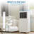8000 Btu 3 In 1 Portable Air Conditioners With Remote Control With Cooling/dehumidifying/fan Mode