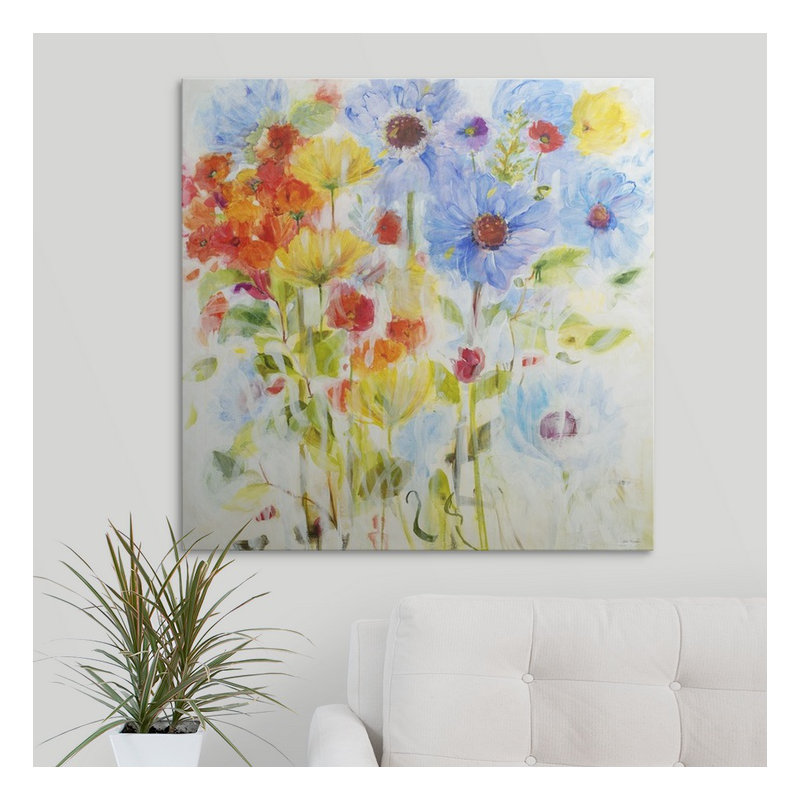 Darleston " Expectation " by Jill Martin, 35" H x 35" W x 1.5" D, Canvas