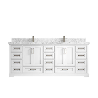 Eser 84'' Double Bathroom Vanity with Top