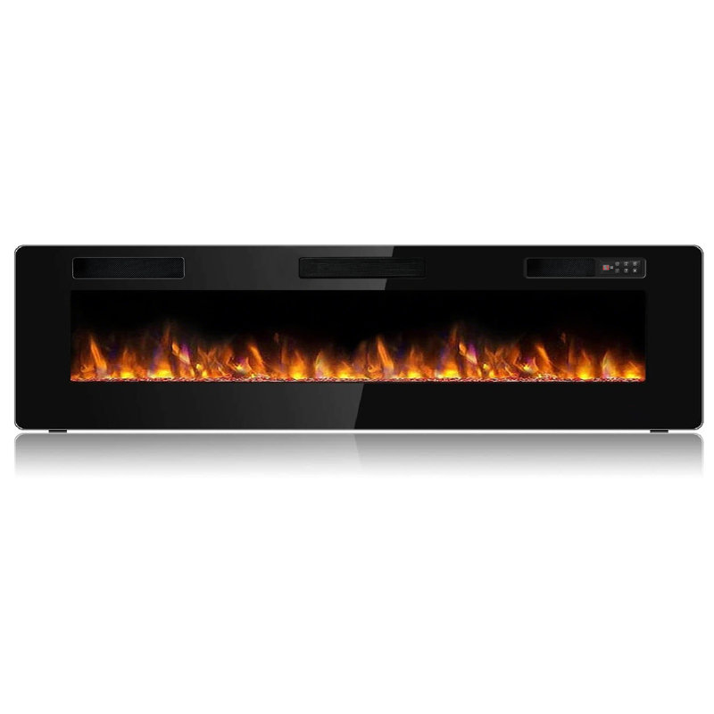 Foyer électrique, H 18,11 po x l 72 po x P 3,25 po
