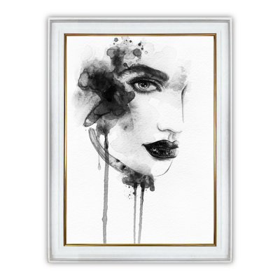 Woman Flirting - Painting