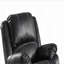 Fauteuil inclinable en cuir synthétique noir Zuriel