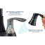 Effortless Water Control Metal Faucet Modern Design Perfect For Bathroom