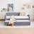 Twin Upholstered Daybed Frame with Trundle-1770055162