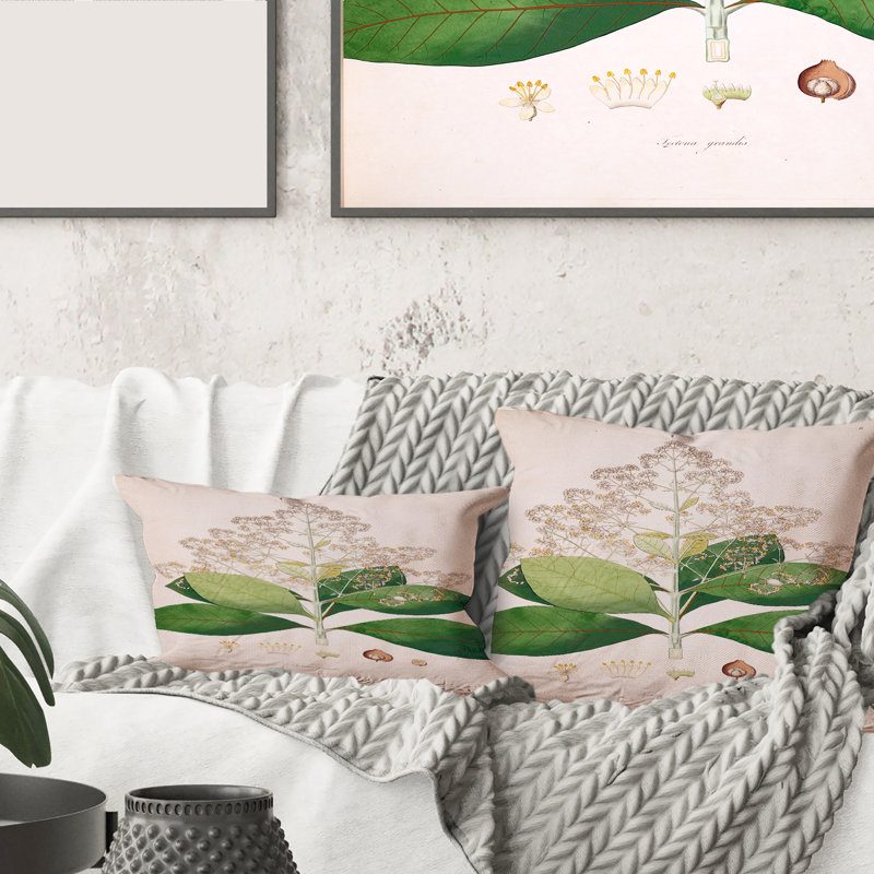 Floral Throw Pillow