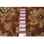 Tapis brun en laine noué à la main de conception unique nouvel âge 6 pi 3 po x 11 pi 10 po Bacarri