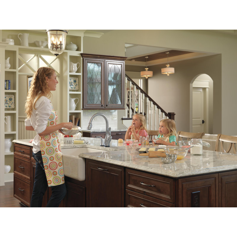 Leland Pull Down Sprayer Touch Kitchen Sink Faucet, Touch Control Kitchen Faucet, Arctic Stainless