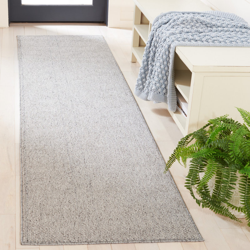 Tapis de couleur unie Achiles River Performance, Tapis de couloir 2 pi 2 po x 8 pi