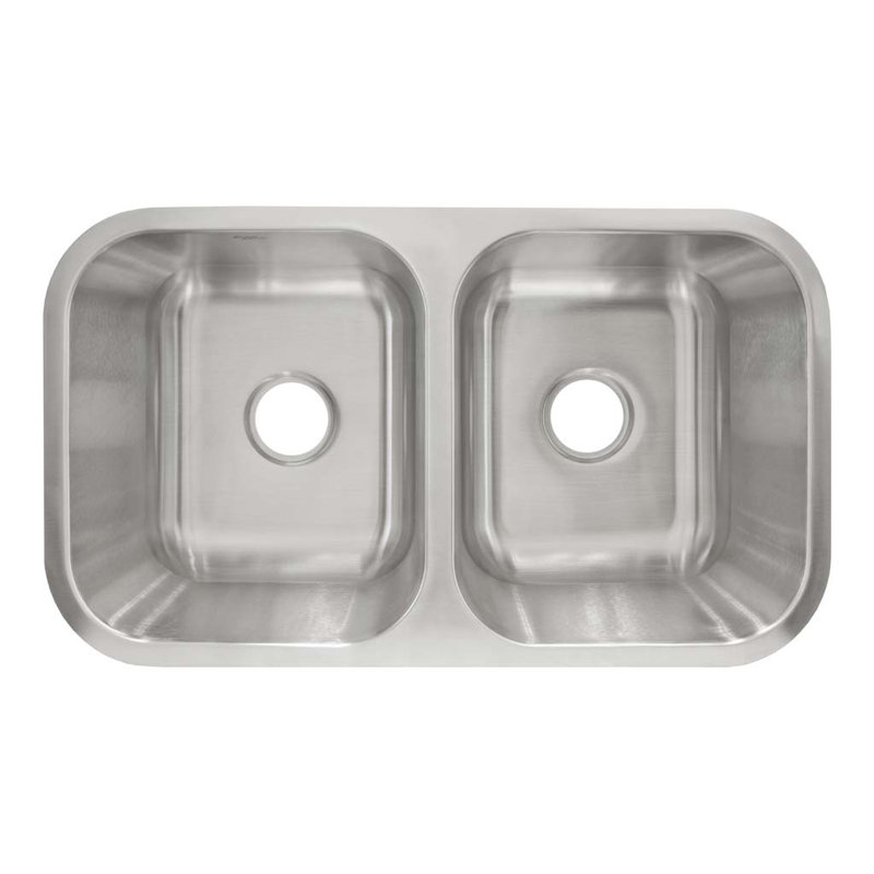 31.5 " L Undermount Double Bowl Stainless Steel Kitchen Sink