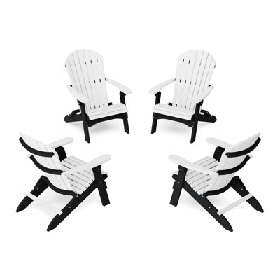 Ensemble de 4 chaises pliantes Heritage Adirondack
