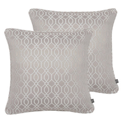 Geometric Square Cushion