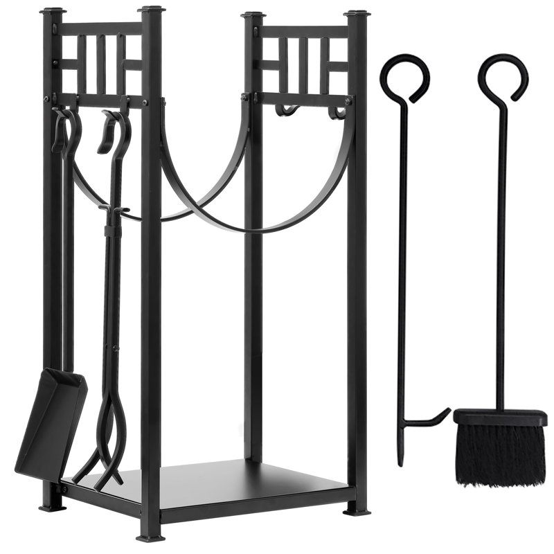 Antunez 35.8cm W Metal Log Rack