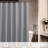 Gingham Shower Curtain with Hooks Included
