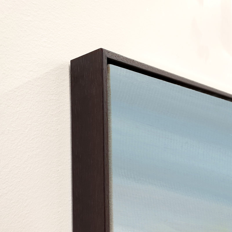 Quiet Water Print by Giselle Kelly, 25.5" H x 50.5" W x 1.5" D, Glass Coat