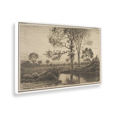 «Autumn's Gray and Melancholy 1884» par Stellar Design Studio, reproduction d'art