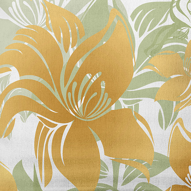  Housse de coussin rectangulaire d'extérieur et insert Tree Mallow, Jaune