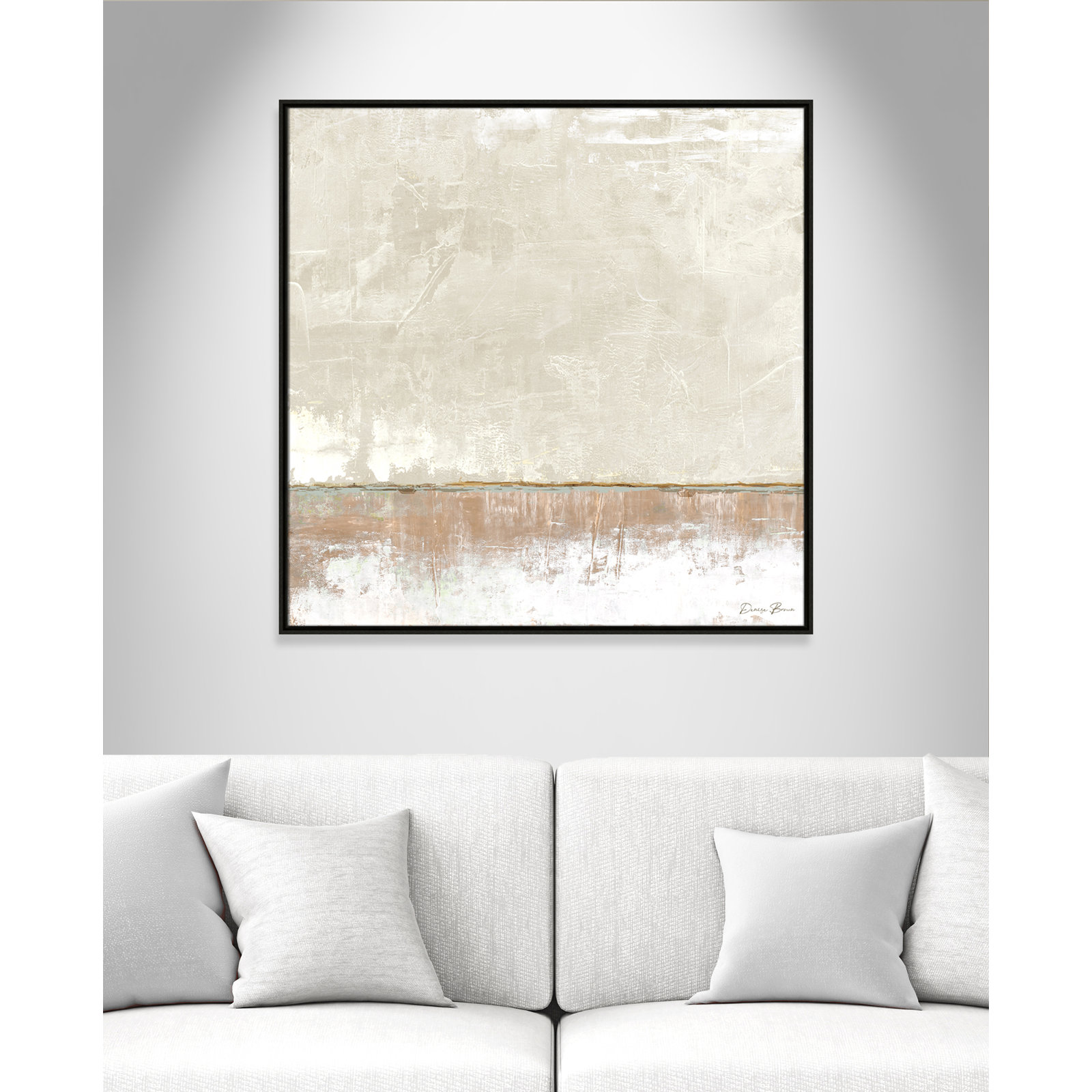 Delevan "Better Days II" Print, 37.5" H x 37.5" W, Black