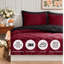 Ensembles de literie pour grand lit confortable en microfibre, maison moderne réversible