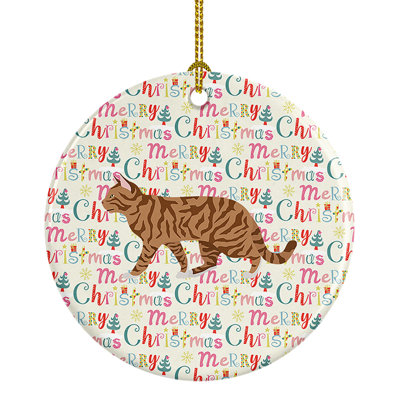 2.8'' Ceramic Animals Hanging Figurine Ornament
