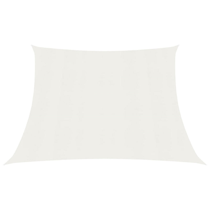Auromita 3m x 5m Trapezium Shade Sail, White, 300 cm x 500 cm
